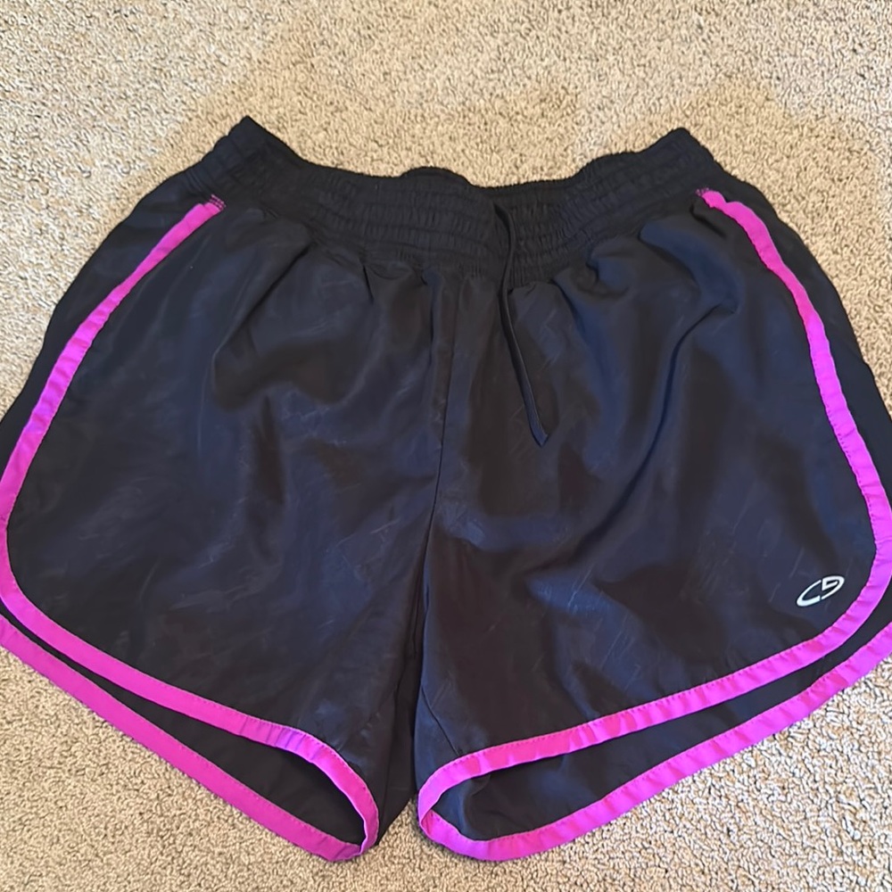 C9 by Champion Black and Pink Athletic Shorts Lightweight Design